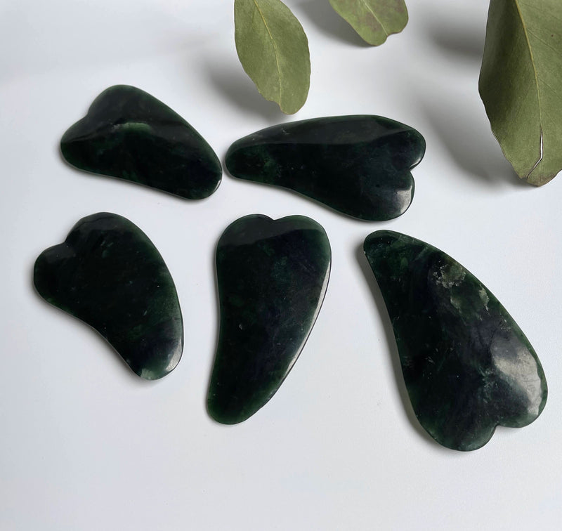 Nephrite Jade Gua Sha Tool - Carving Grade
