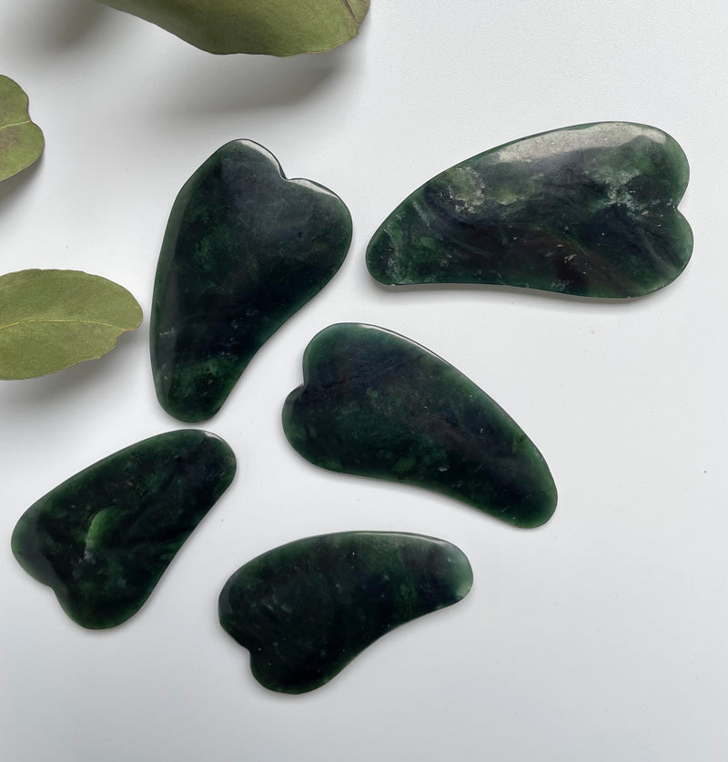Nephrite Jade Gua Sha Tool - Carving Grade