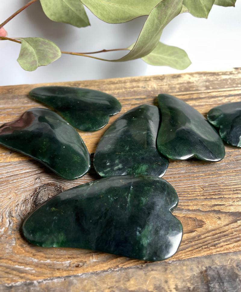 Nephrite Jade Gua Sha Tool - Carving Grade