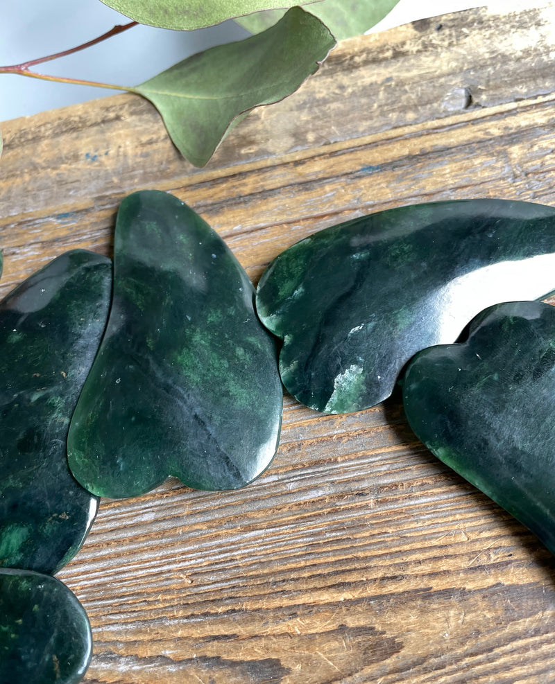 Nephrite Jade Gua Sha Tool - Carving Grade